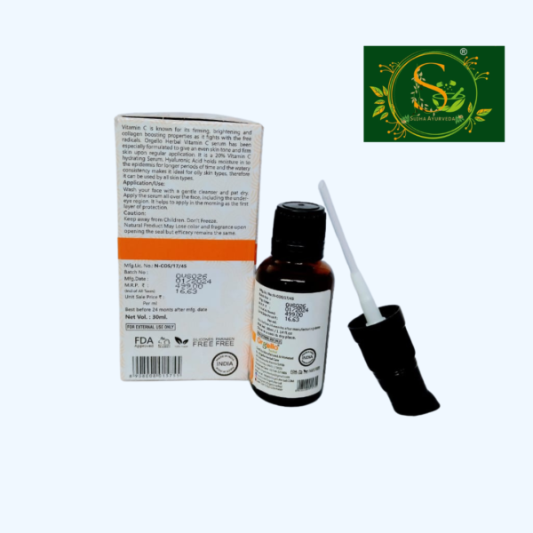 Orgello Herbal Vitamin C 20% Face Serum with White Mulberries - Image 3