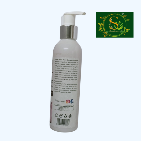 Orgello Herbal Onion Shampoo with Conditioner - Image 2