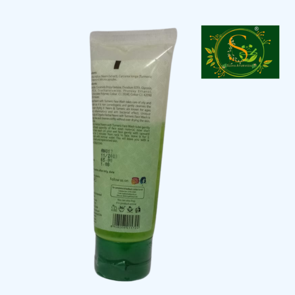 Orgello Herbal Neem Face Wash with Turmeric - Image 2