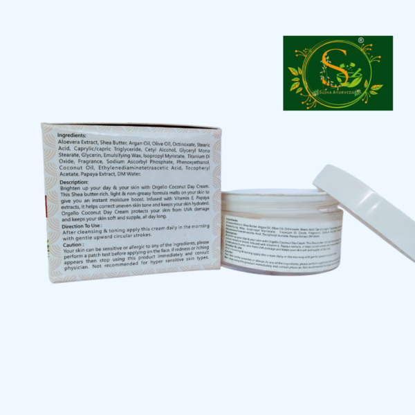 Orgello Herbal Coconut Day Cream with Argan Oil - Image 6