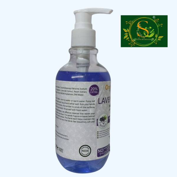 Orgello Herbal Lavender Hand Wash - 250ml - Image 2