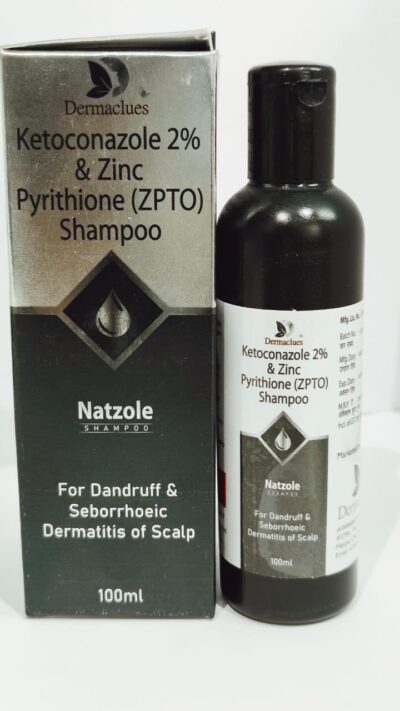 Natzole Shampoo (Katoconazole & Zinc Pyrithine Shampoo)