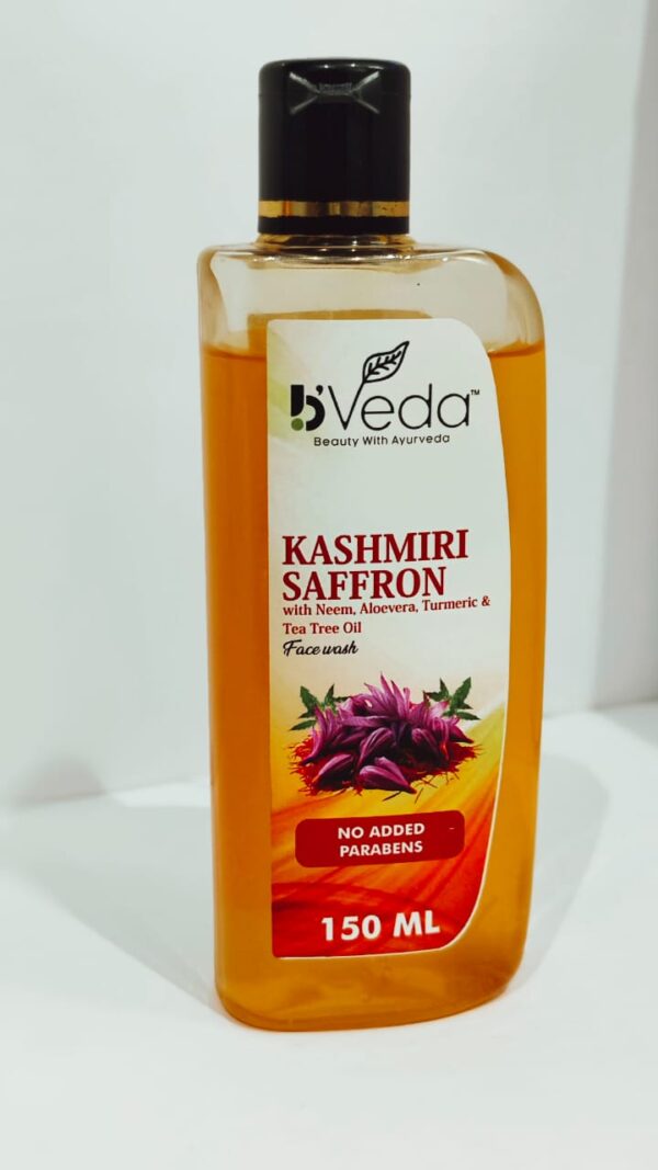 B Veda Kashmiri Saffron with Neem Facewash